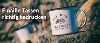 Smalt (auch schmalt) = schmelz und daraus französisch émail) bezeichnet eine masse. Der Druck Auf Der Emaille Tasse Was Ist Beim Bedrucken Zu Beachten