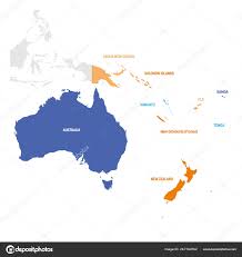 Fiji Region Map Vectores Graficos Imagenes Vectoriales Depositphotos