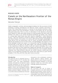 The evidence collected is from 30 fragments of a leg the bones of the high arctic camel are housed in the canadian museum of nature's research and collections facility in gatineau, quebec on behalf. Pdf Camels On The Northeastern Frontier Of The Roman Empire