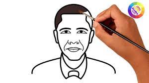 Coloring Barack Obama | Painting For Toddlers And Drawing For Kids | Itty  Bitty Kids Art - Video Dailymotion