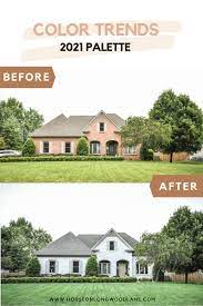 You can find a variety of behr exterior paints, primers, and stains at different price points depending on the product line (premium plus, ultra, marquee, etc.). Painting Our Homes Exterior With Behr Color Trends 2021 Palette House On Longwood Lane