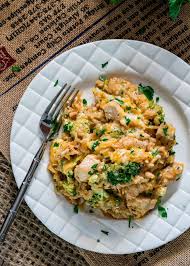 Step 2 bake for 45 minutes or until the chicken is done and the rice is tender. One Pot Cheesy Chicken Broccoli Rice Casserole Jo Cooks