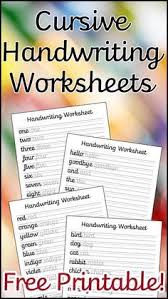 Cursive Handwriting Worksheets Free Printable Cursive Handwriting Worksheets Handwriting Worksheets Teaching Cursive