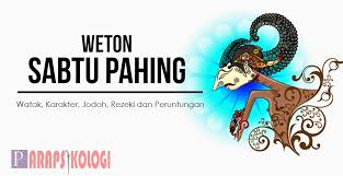 We did not find results for: Watak Sabtu Pahing Ramalan Jodoh Rezeki Nasib Dan Peruntungan Majalah Online Parapsikologi