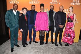 The legal drama first premiered at the toronto international film festival. Photos The Stars Of Just Mercy Including Michael B Jordan Jamie Foxx And Brie Larson Celebrate Their Hero Bryan Stevenson The Hype Magazine