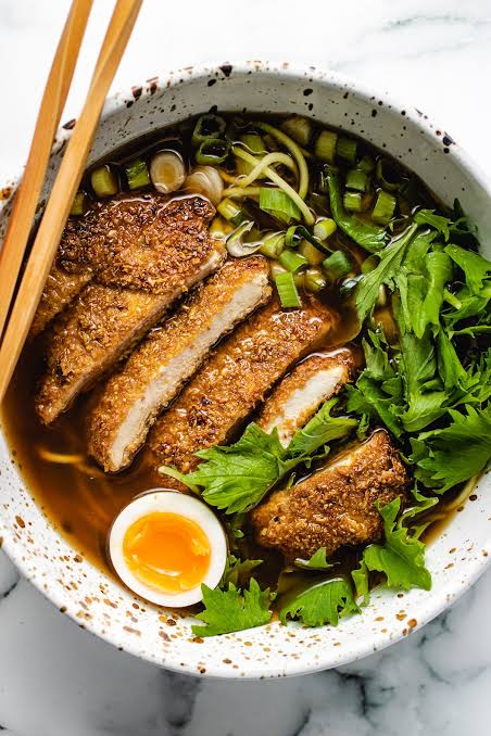 Malaysian Cottage Cheese Katsu Ramen
