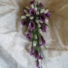 Wedding bouquets garden style mango calla lily. Jacaranda Bridal Bouquets Gallery