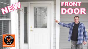 Storm door with sidelights, pictures im hoping. How To Install An Exterior Front Door With Sidelight Youtube