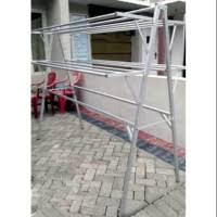 Beli jemuran baju di surabaya langsung dengan harga terbaru 2021 terbaik dari supplier , pabrik, importir, eksportir dan distributor. Daftar Harga Jemuran Aluminium Sayap Jumbo 2 Meter Bulan Juni 2021