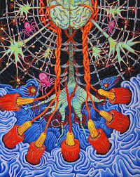 Absolutely Brilliant Biology Inspired Artwork By Shoshanah Dubiner More Here Collage Illustration Silk Painting Art