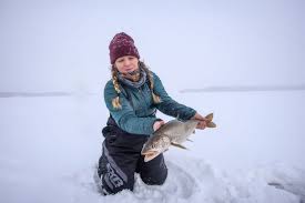 The majority of the time fishing for lake trout will be done from either a boat or during winter out on the ice. Ice Fishing For Lake Trout Sunset Country Ontario Canada