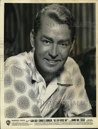 1956 Press Photo Alan Ladd stars in "Hell On Frisco Bay"