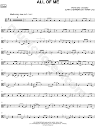 Print And Download All Of Me Viola Sheet Music By John Legend Arranged For Viola Instrumental S Clarinet Sheet Music Viola Sheet Music Saxophone Sheet Music