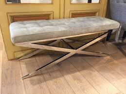 Das innen speicherraum macht sie funktional, ohne das stilvolles aussehen zu stören. Bank Gepolstert Verchromt Sitzbank Taupe Verchromt Breite 122 Cm