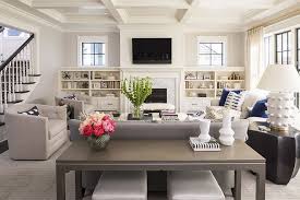 Balboa mist has beige undertones, which makes it feel more traditional and formal. Walls Are Painted In Benjamin Moore Oc 27 Balboa Mist Small Basement Remodel Living Room Remodel Built In Around Fireplace