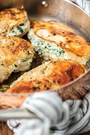 The best way to spice up your usual chicken dinner night. Healthy Stuffed Chicken Recipe The Cookie Rookie
