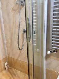 White mold can put itself into disguise among the white bathroom walls. Shower Stall In Room Rosa The Edge Of Shower Door Is Black Because It Is Covered In Mold Picture Of Relais Le Clarisse In Trastevere Rome Tripadvisor