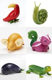 Cute Veggie Art Food Sculpture Veggie Art Vegetable Animals