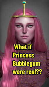 Princess bubblegum in real life 🍬🍭 #adventuretime #princessbubblegum  #speedart #digitalart #3dartist #3dprinting #cartoon #foryou #makeupartist  #painting #fyp #horadeaventura