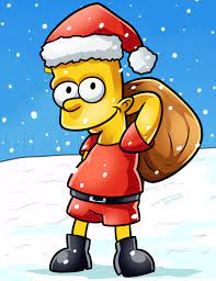 Christmas Bart Drawing Lesson, Step by Step, Drawing Guide, by Dawn -  DragoArt