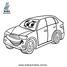 Hundreds of free spring coloring pages that will keep children busy for hours. Free Printable Cute Car Coloring Pages For Kids Kids Activities