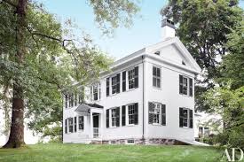 Tour Bruce Shostak S Federal Style Home Architectural Digest Federal Style House Traditional Exterior House Styles