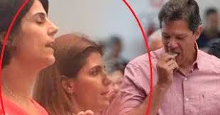 Resultado de imagem para haddad e manuela comungam na igreja