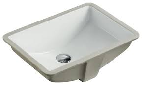 rectangle undermount large ceramic