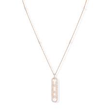 Shipping is always free and returns are accepted at any location. Messika Move 10th Pm 18ct Pink Gold Diamond Necklace