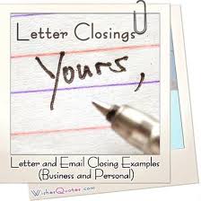 100 Formal And Personal Closings For Letters And Emails In 2020 Lettering Closing Words Business Letter Template