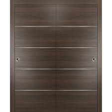See more ideas about closet doors, bedroom closet doors, doors. Closet Sliding Doors 60 X 96 Planum 0020 Chocolate Ash Top Mount Sturdy Heave Hardware Set Kit Bedroom Wardrobe Solid Wooden Flush Panel Door Walmart Com Walmart Com