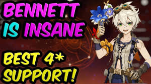 New guide because a lot. Complete Bennett Guide Best 4 Support Artifacts Weapons Team Comps Genshin Impact Youtube