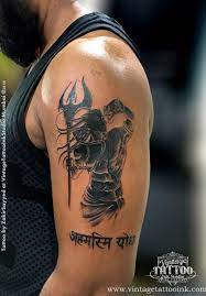 Shiva With Trishultattoo Tattoo Meaning From A Lord Shivatattoo Could Have A Deeper Meaning Such As Di Shiva Tattoo Design Sanskrit Tattoo Hindu Tattoos