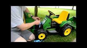 Image part no & description price; John Deere Peg Perego Turf Tractor How To Change Charge The Battery Youtube