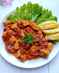 250gr ayam fillet (dicuci bersih lumuri grm, lada bubuk, bwg putih bubuk) 1bks tepung bumbu serbaguna. Kentang Kecap Inggris Ayam Fillet Saos Tomat Resep Resep Masakan Makanan Dan Minuman