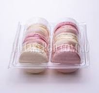 Clear Macaron Blister Trays - 4-macarons-10-pack