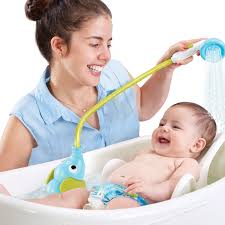 Buy playmates disney my baby princess hug'n glow ariel doll: Elephant Baby Shower Baby Bath Toy Essential I Yookidoo
