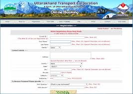 Uttarakhand Bus Ticket Booking How To Book A Bus Ticket