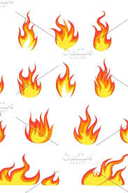 Cartoon Fire Flame Fires Image Hot Fire Image Fire Drawing Illustration