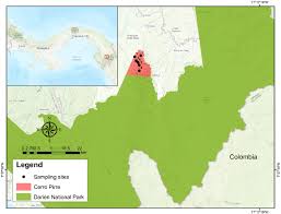 It is about 325 kilometers from panama city, and is the most extensive of all natio. Location Map Of Cerro Pirre Area In Darien National Park With The Download Scientific Diagram