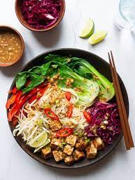 Peanut Tofu Noodle Bowl Recipe Recipe Noodle Bowls Recipes Tofu Noodles Bowls Recipe