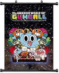 Amazon.com: The Amazing World of Gumball TV Show Cartoon Network Fabric  Wall Scroll Poster (16