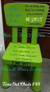 Los Ninos Seran Ninos Silla De Tiempo Fuera Por Hersandhersandhis Time Out Chair Woodworking For Kids Diy Kids Chair