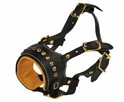 Dean Tyler Royal Leather Basket Muzzle Flexible With