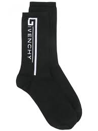 Givenchy Underwear Socks Socks Logo Socks Black