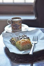 coffee turkish coffee with baklava and sweet pastries travel cafe in istanbul turkey baklava food snapchat food baklava