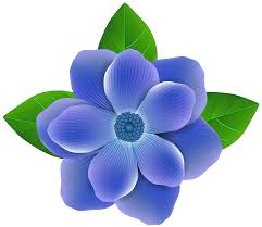 Spring red, flower, flowers, cartoon. Blue Flower Png Clip Art Image Gall 1644378 Png Images Pngio