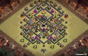 A different base which produces funneling a total jolt throughout all of the garbage. Town Hall 9 Th9 War Base Anti 2 Star V21 With Link 9 2019 War Base Clash Of Clans Clasher Us