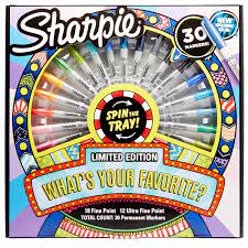✅ browse our daily deals for even more savings! Sharpie Permanent Markers With Spinning Tray Fine Ultra Fine Tip Multi Color 30 Pack Walmart Com Walmart Com