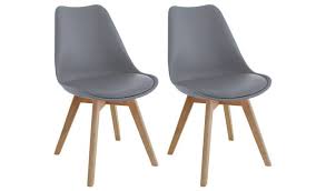 3.7 out of 5 stars with 61 reviews. Buy Habitat Jerry Pair Of Fabric Dining Chair Grey Dining Chairs And Benches Habitat